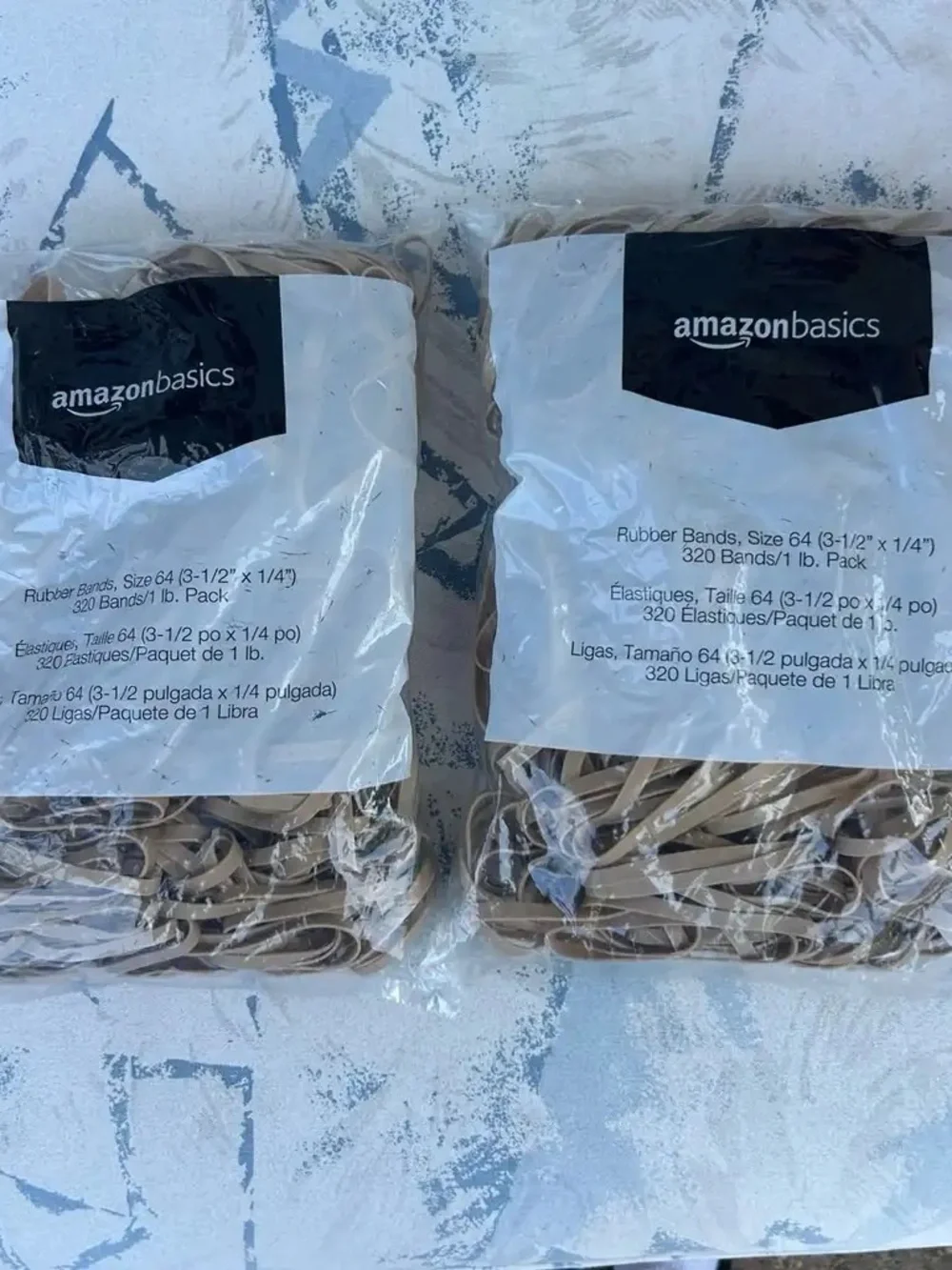 Amazon Basics Rubber Bands, 2-Pack